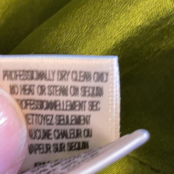 Vera Wang Lavender Label Strapless Shimmery Green Special Occasion Dress Size 8 - Picture 10 of 12